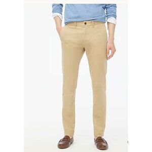 J.Crew Mercantile Flex Slim Fit Pants‎ Tan Golf Preppy Minimalist Men's 40 x 32
